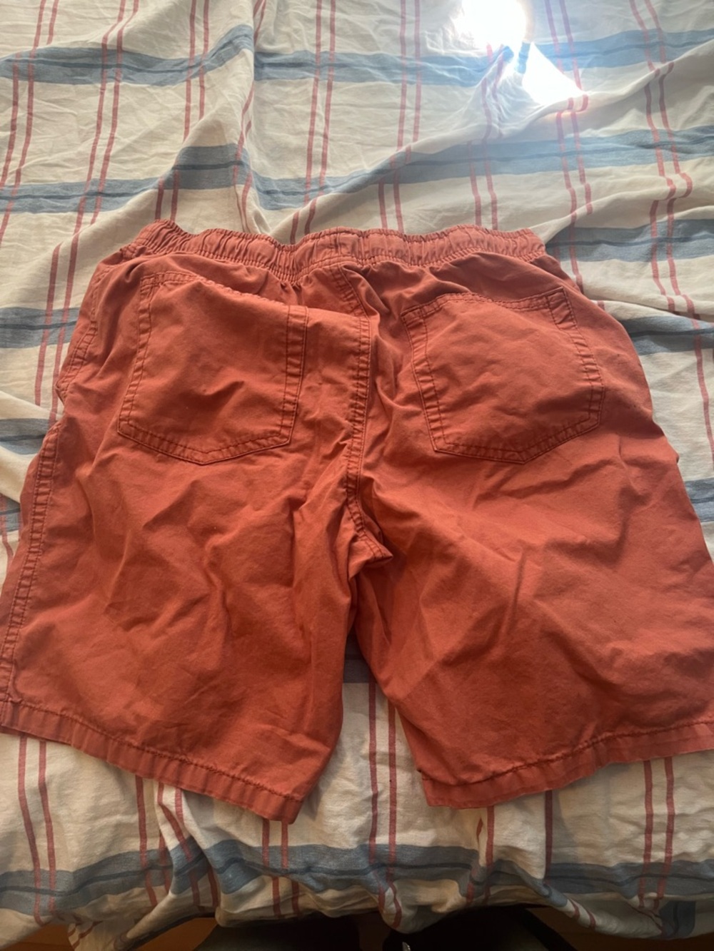 Cat & Jack Rust-Red Elastic Waist Shorts - Picture 2 of 3